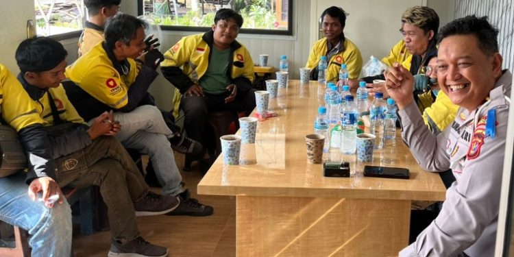 Satlantas Sosialisasi Tertib Lalu Lintas Bagi Pengemudi Ojol di Sangatta