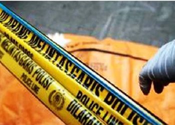 Polsek Sungai Pinang Evakuasi Jenazah Pria di Solong Durian