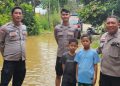 Sungai Sangatta Meluap, Jalan Masgo Rukun Terendam Air 1 Meter
