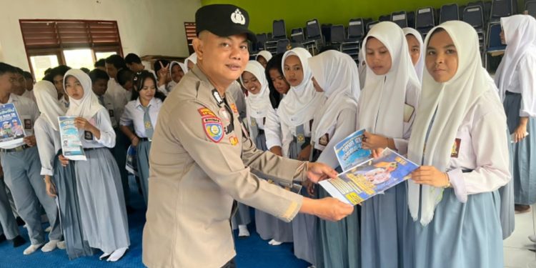 Polres Intensifkan Program Polisi ke Sekolah di Wahau dan Sangatta 