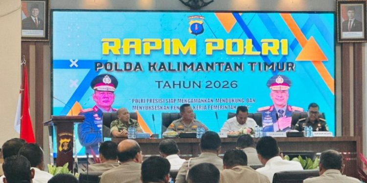 Hadiri Rapim, Kapolres Siap Amankan Pasokan Pangan dan Energi di Kutai Timur 