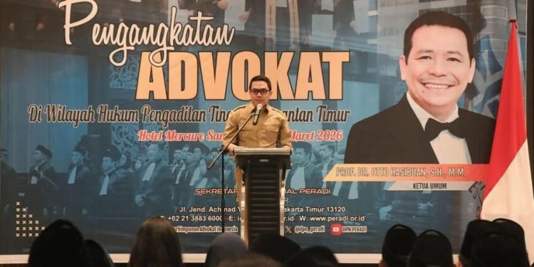 Andi Harun Ingatkan Integritas Saat Pengangkatan Calon Advokat
