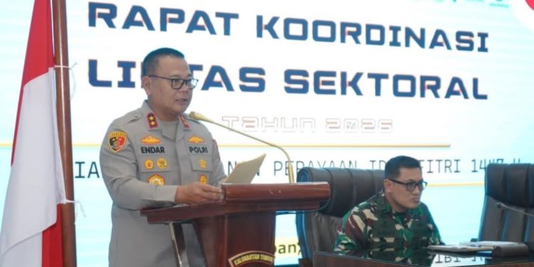 Polda Kaltim Gelar Rakor Lintas Sektoral Amankan Idulfitri