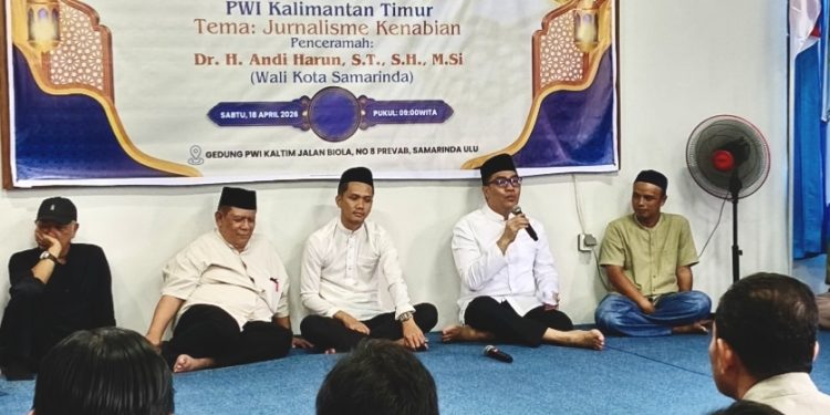 Andi Harun Tausiah di PWI Kaltim, Kupas Tema Jurnalisme Kenabian 