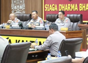 Kapolda Kaltim Pimpin Rapat Bahas Sitkamtibmas dan Kesiapan May Day