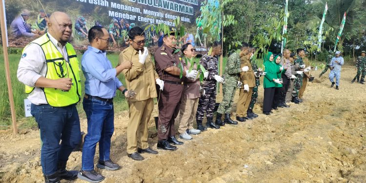 Kodim 0909/KTM Tanam Puluhan Ribu Pohon Ulin di Telaga Batu Arang