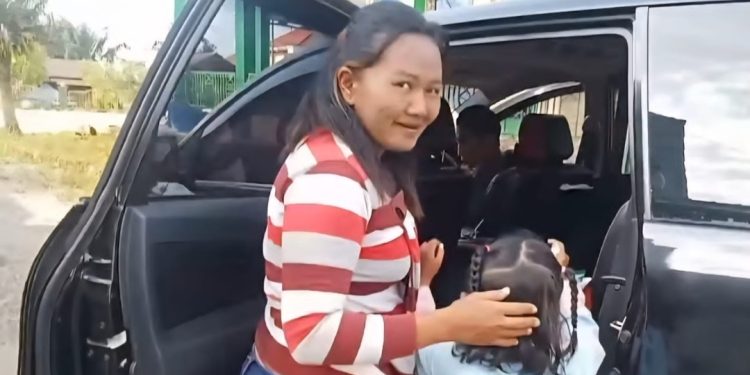 Ibu dan Anak Telantar di Masjid Long Ikis Dipulangkan ke Malang