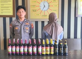 Diduga Jual Miras Ilegal, Wanita di Berau Diamankan Polisi