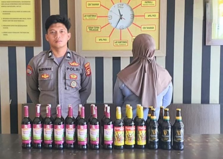 Diduga Jual Miras Ilegal, Wanita di Berau Diamankan Polisi