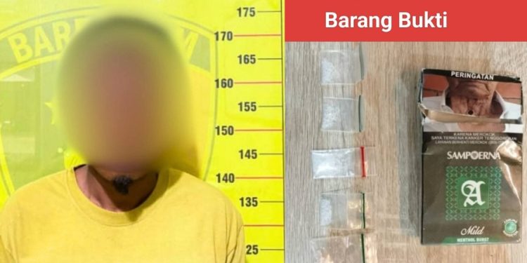 Polisi Muara Muntai Tangkap Petani Bawa Sabu di Kebun Sawit