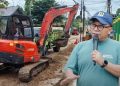 Wawali Pimpin Gotong Royong Penanganan Banjir di Lempake