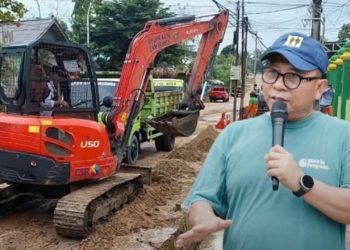 Wawali Pimpin Gotong Royong Penanganan Banjir di Lempake