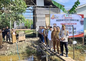 Polres Kutai Timur Luncurkan Program Bedah Rumah 8 Unit