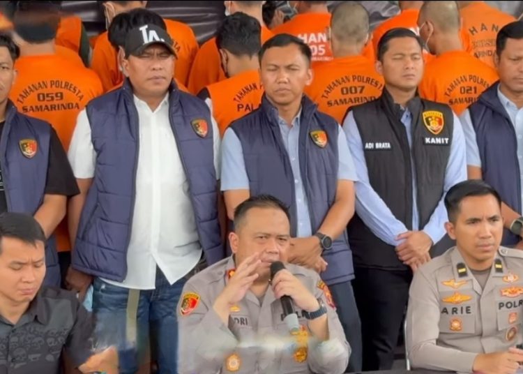 Polresta Samarinda Ungkap 37 Kasus Pencurian dengan 53 Tersangka 