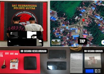 Polres Kutai Timur Ringkus Dua Terduga Pengedar Sabu di Sangatta Selatan
